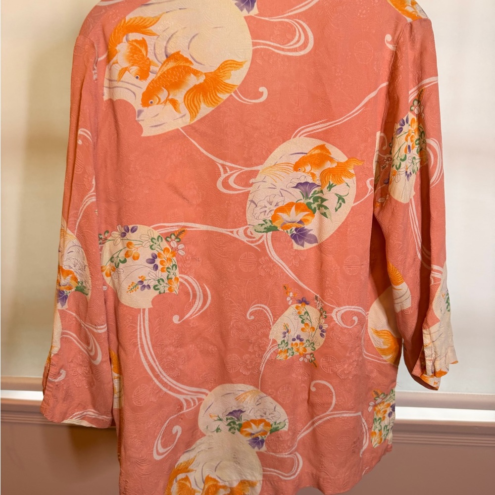Vintage Japanese Motif Blouse - Picture 3 of 3